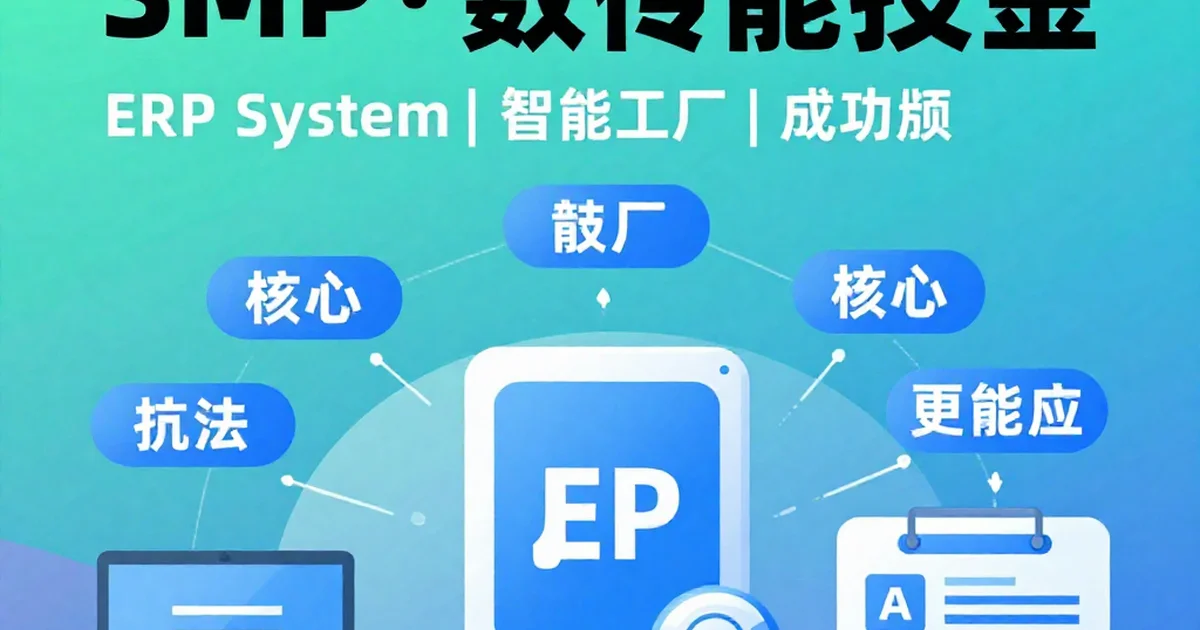 2026년, 중소 제조기업의 AI 전환, ERP 시스템이 핵심인 이유 (스마트 공장 성공 전략)