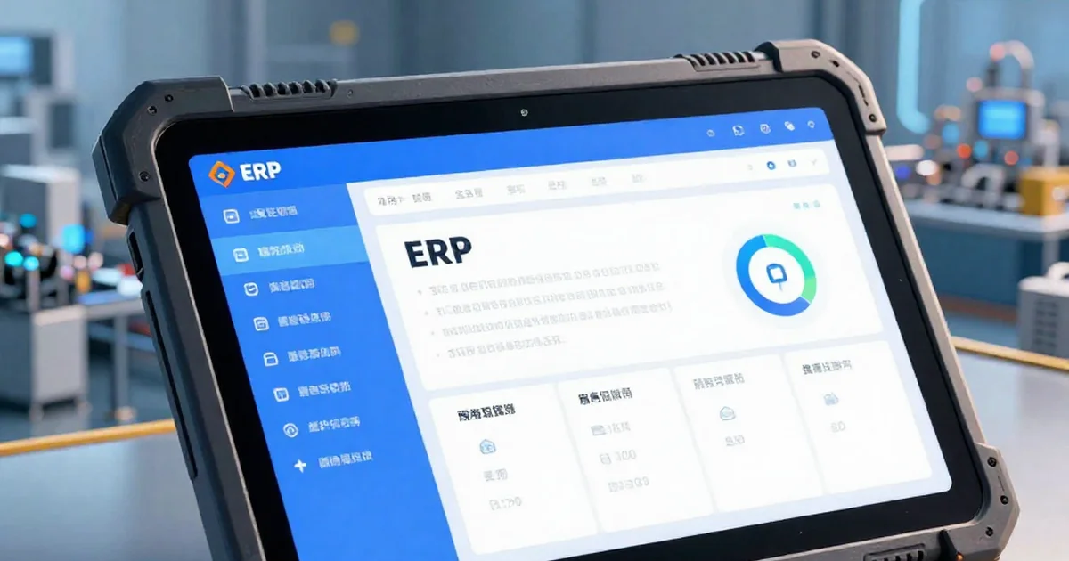2026년 중소기업 혁신바우처 ERP 도입 방법과 생산관리용 가성비 러기드 태블릿 추천