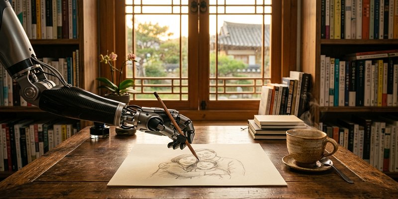 AI 시대, 사라져가는 인간의 '취미'를 훔친 로봇의 이야기 (SF 단편 소설)