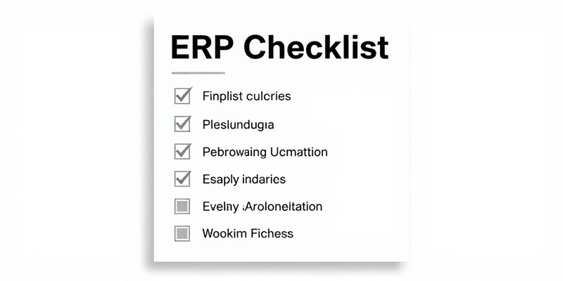 중소 제조업, ERP 도입 전 필수 점검! 5가지 핵심 체크리스트