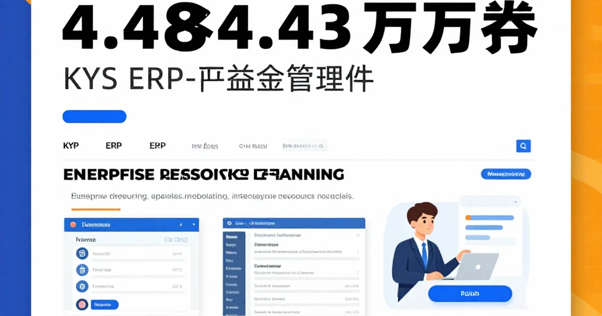5월 결산 마감 + 6월 자금 운용 — 중소기업 정책자금 4.43조 시즌 KYS ERP로 보는 6월 점검 5대 체크포인트
